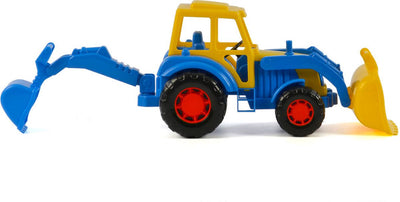 Cavallino Toys Cavallino Traktor mit Frontlader Blau