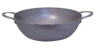Debuyer de Buyer Mineral B Bratpfanne 32 cm mit 2 Griffen – Pfanne aus Kohlenstoffstahl – ø 32 cm – hergestellt in Frankreich