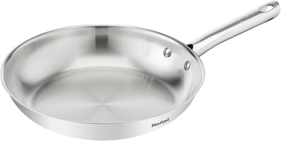 Tefal Duetto auf B8660234 – Bratpfanne – 20 cm – Induktionsgeeignet – knuspriges Backergebnis – Premium-Edelstahl – genietete Griffe – Bratpfanne