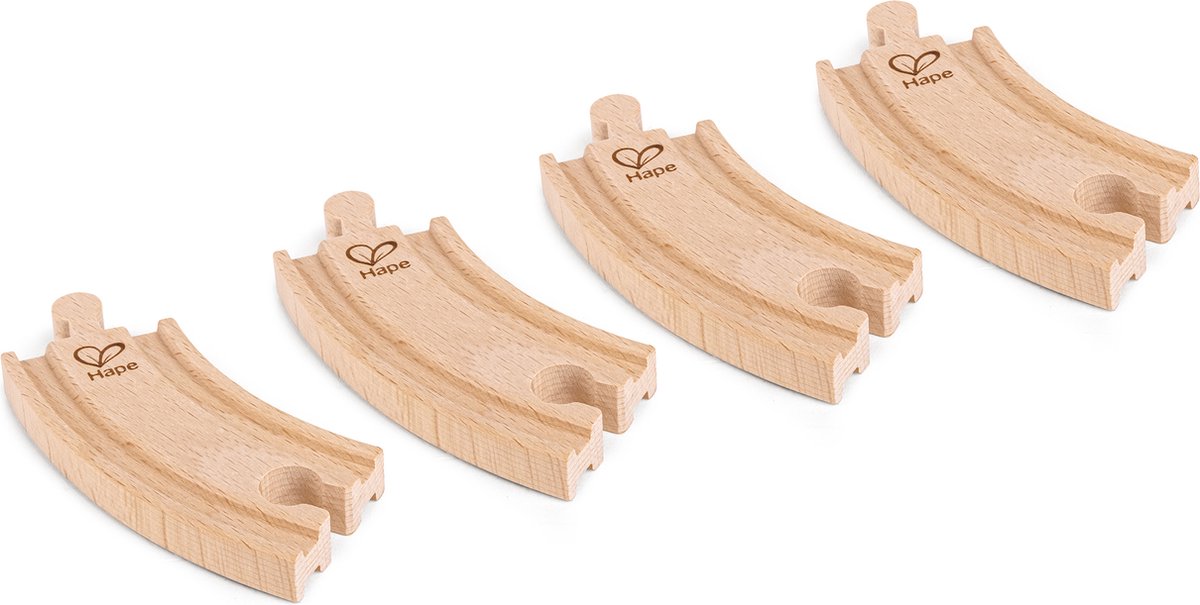 Hape kurze gebogene Schienen