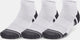 Under Armour UA Performance Tech 3pk Low-Wht Unisex-Sportsocken – Weiß – Jetgrau