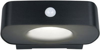 Rl live your light reality bilbao - wandlamp - zwart - incl. 1x smd 6 w - bewegingssensor - schemersensor - usb-aansluiting - helderheid instelbaar - oplaadbaar - zonne-energie - bewegingssensor en orientatielicht - hybrid solar - oplaadbaar - buitenverli