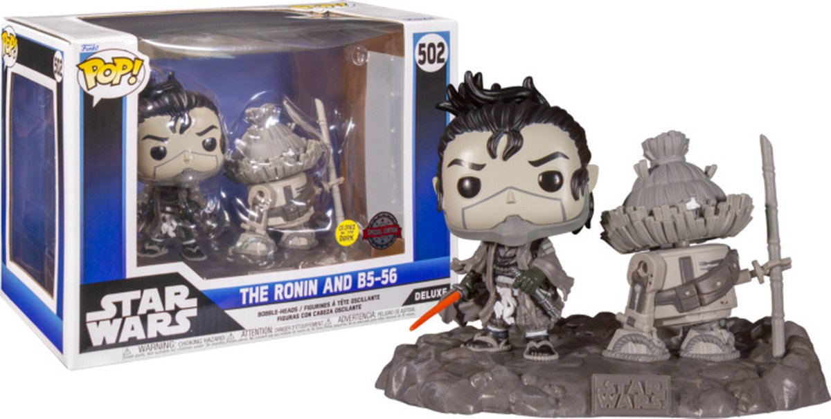 Funko-Pop! Star Wars: Visions – Der Ronin und B5-56 leuchten exklusiv im Dunkeln