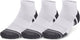 Under Armour UA Performance Tech 3pk Low-Wht Unisex-Sportsocken – Weiß – Jetgrau