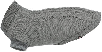 Trixie Hundepullover – Kenton – Grau – 55 cm