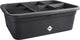 Elho Green Basics Grow Garden L – große Anzuchtbox – Gemüsegartenbox mit Trennwänden – 100 % recycelter Kunststoff – 76,3 x 57,4 x 26,8 cm – Living Black