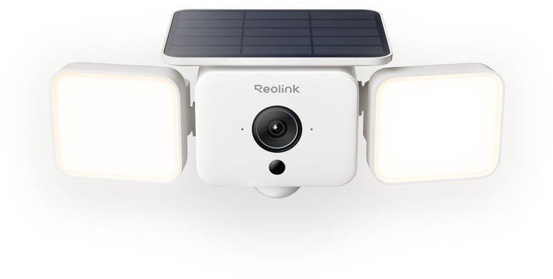 Reolink 4 MP kabellose Outdoor-Flutlichtkamera – Solarease™-Aufladung – Ton- und Lichtalarm – intelligente Erkennung – WLAN 6 – F310b