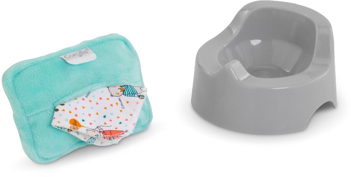 Corolle Mon Poupon Babypot mit Tüchern