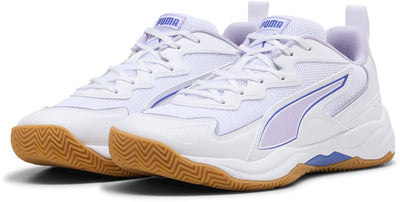 Puma Solarflash 4 W+ Damen-Sportschuhe – Weiß-Royal Saphir-Licht Lavendel