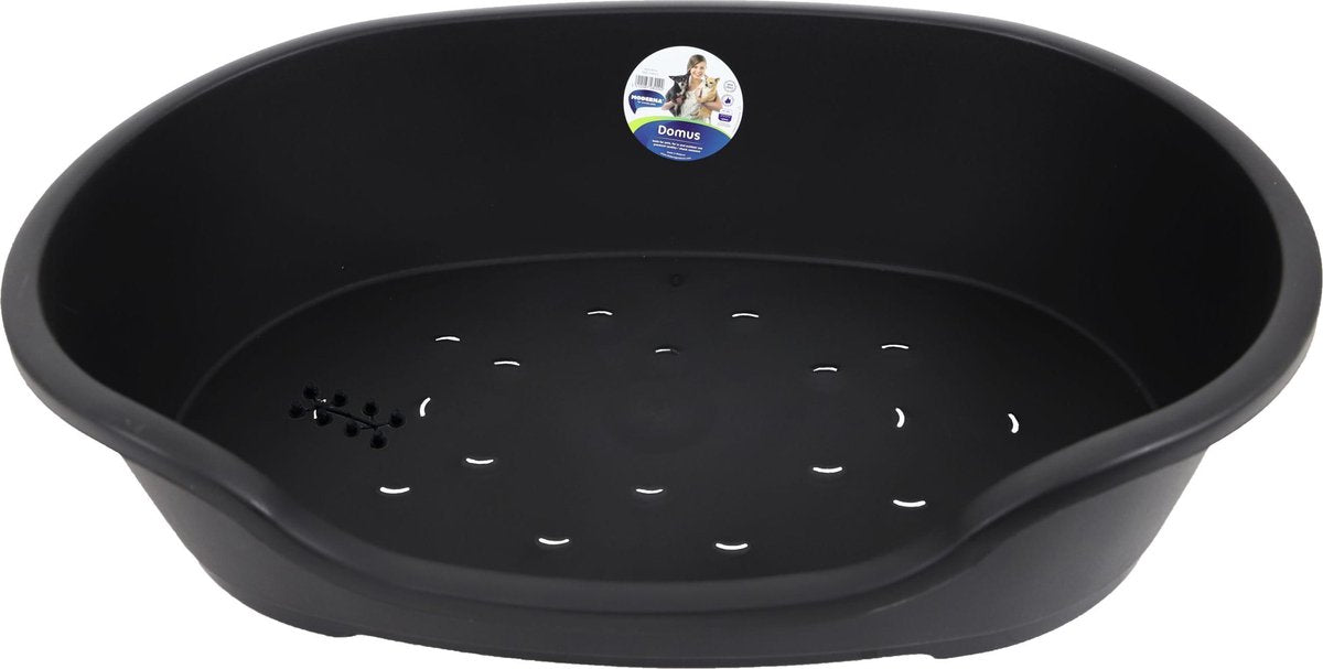 Moderna Flamingo-Hundebett Domus – Schwarz – 80 cm