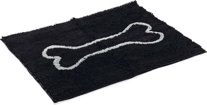 Dog Gone Smart Dirty Dog Hunde-Trockenmatte – Tiermatte – Schwarz – 88 x 68 cm