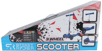 Street Rider 3-Rad-Roller mit verstellbarer Lenkung ABEC 7 Blau
