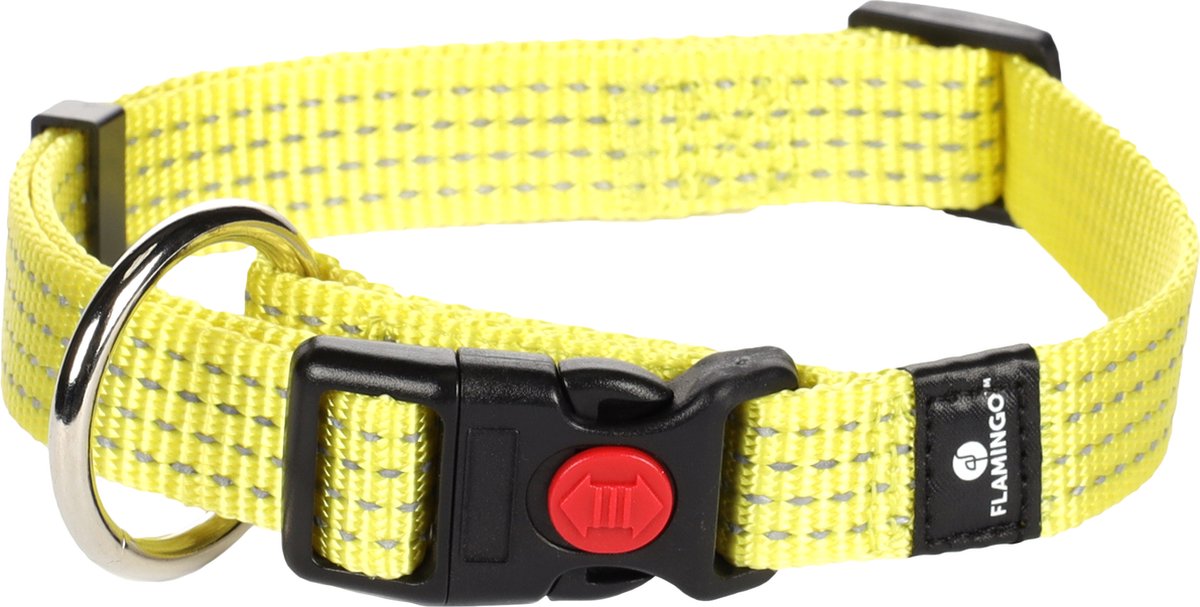 Flamingo Hundehalsband Rapfen reflektierend – 45–65 cm