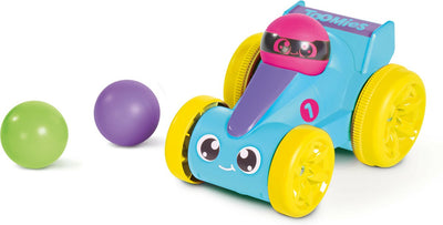 Tomy Pop Go Rennwagen blau – Spielzeug für Kleinkinder – Spielen und Lernen