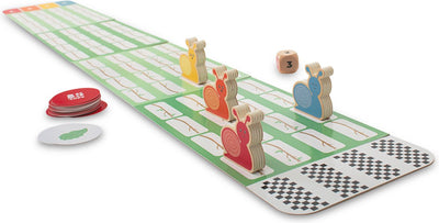 Bs Toys Schneckenrennen – Brettspiel – Tischspiel – Lernspielzeug – FSC-Holz – geeignet ab 4 Jahren