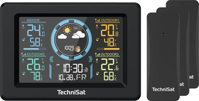 Technisat imeteo 700 Wetterstation – mit 3 Sensoren – 60 Meter Reichweite