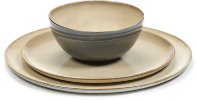 Serax - Anita le Grelle Terres de Rêves - Geschirrset - Misty Grey - 12-teilig
