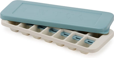 Joseph Joseph QuickSnap Plus Eiswürfelform mit Deckel – 14 Stück – Hellblau