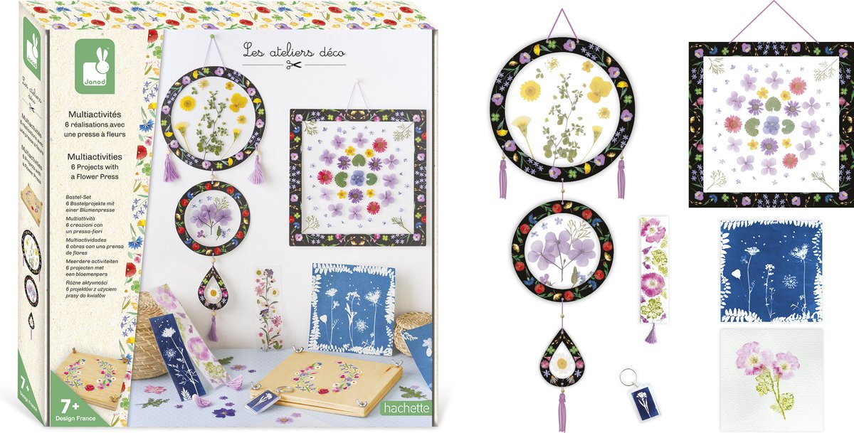 Janod – Les Ateliers Deco – Bastelset mit 6 Aktivitäten