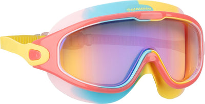Waimea Schwimmbrille für Kinder – gebogen – Ölbeschichtung – mehrfarbiges Rosa