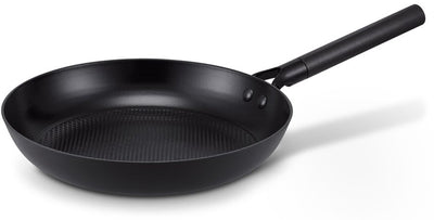 Brabantia Patron Bratpfanne – ø 28 cm – langlebige Pfanne mit luxuriösem Designgriff – 100 % PFAS-frei – Keramik-Antihaftbeschichtung – Induktionsbratpfanne – Schwarz