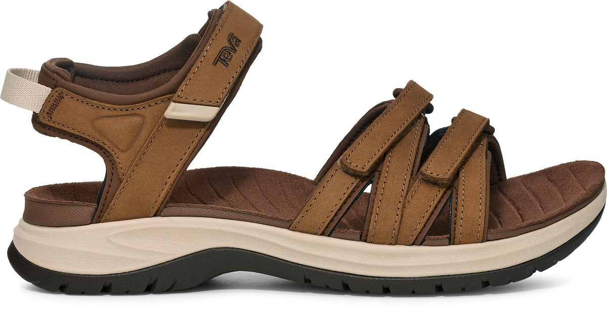 Teva W Tirra Sport Leder-Damensandalen – Hellbraun
