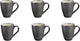 Medard de Noblat - Schattenperlmutt - Becher 30 cl - 6 Stück - Steingut