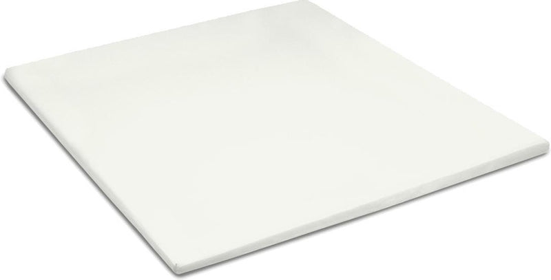 Cinderella Sundays Spannbettlaken – Topper – 100 % Baumwollsatin – 90 x 200 cm – bis 15 cm – Elfenbein