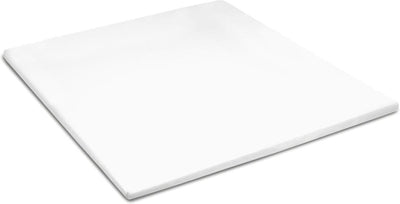 Cinderella Sundays Spannbettlaken-Topper – Satin – 180 x 210 cm – bis 15 cm – weiß