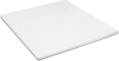 Cinderella Premium Molton Topper Spannbettlaken – Matratzenschoner für Topper – 90x210 cm – bis 15 cm Matratzenhöhe – weiß