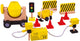 Tidlo Wooden Dollhouse Construction Workers Baumaterial, 13dlg.