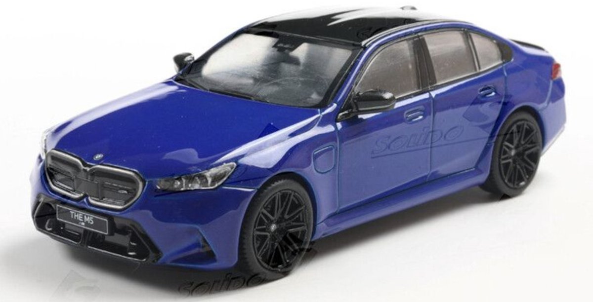 Solido BMW M5 Limousine (G90) 2024 Blau Modellauto 1 43
