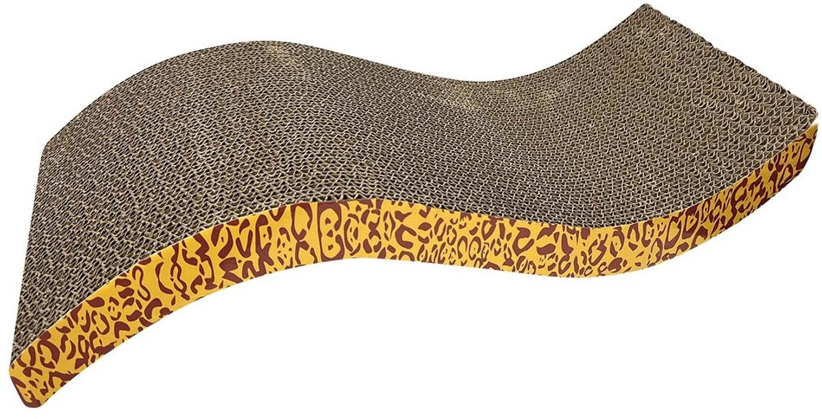 Catit Hagen Sofa Panther Wave Kratzlounge mit Katzenminze – 56 cm
