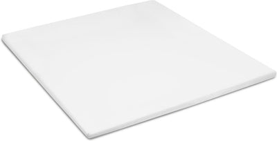 Cinderella-Wochenende-Spannbettlaken – Topper – Baumwolle – 180 x 200 cm – bis 15 cm – weiß