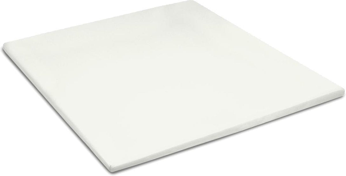 Cinderella-Wochenende – Topper-Spannbettlaken (bis 15 cm) – Baumwolle – 180 x 210 cm – Elfenbein