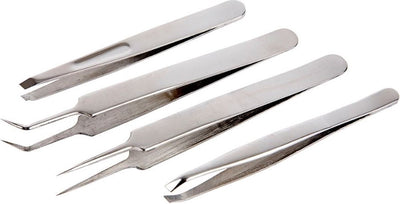 Creativ Company Pincet Set, L: 9-12 cm, 4 Stück 1 Box