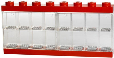 Zimmer Kopenhagen Lego Minifiguren Display -Hülle 16 rot