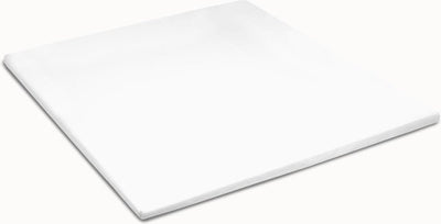 Cinderella Topper-Spannbettlaken – Baumwolle – Jersey – 80 90 x 200 210 cm – bis 12 cm Höhe – weiß