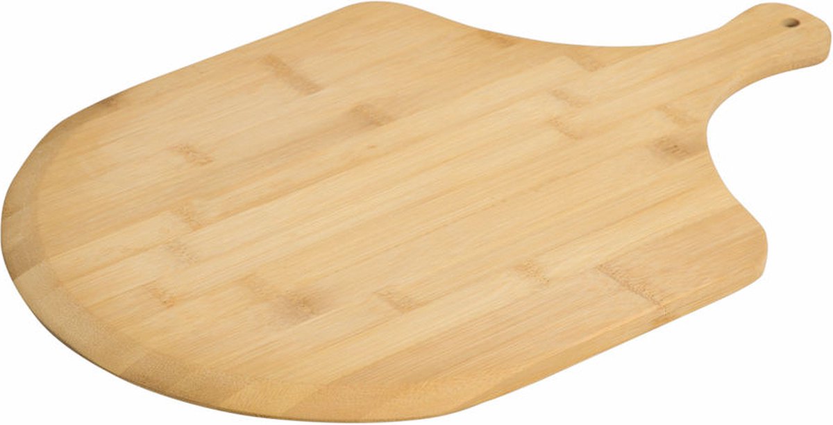 Kesper fsc® Bambus-Pizzaschieber für Pizzen ø30 cm – Pizzabrett mit Griff – Pizzateller – Backofen – Grill – Servierbrett – Maße. 45 x 30 x 1,2 cm.