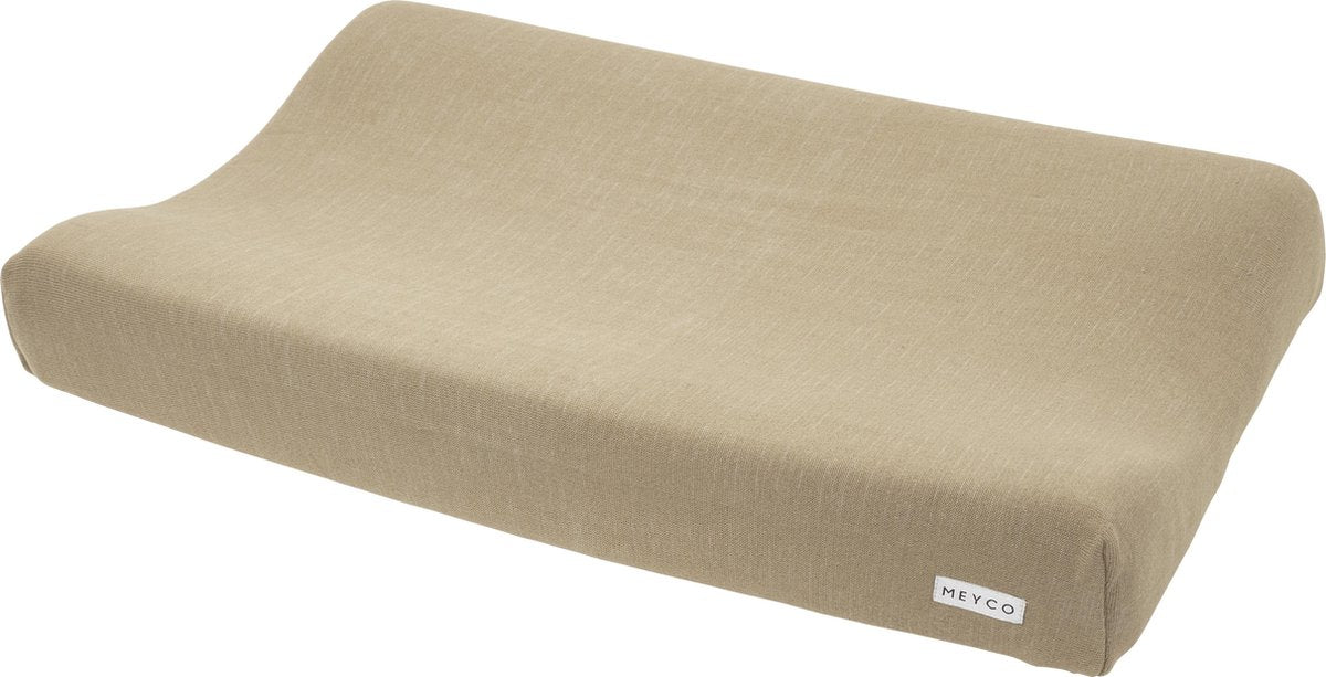 Meyco Baby Knit Basic Wickelauflagenbezug – Taupe – 50 x 70 cm
