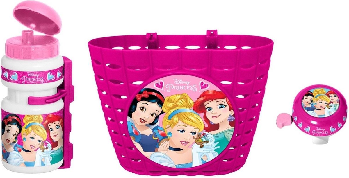 Disney Zubehörset Prinzessin rosa weiß 3-teilig