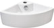 Differnz Hera Brunnentoilette – 32 x 32 cm – Keramik – Weiß