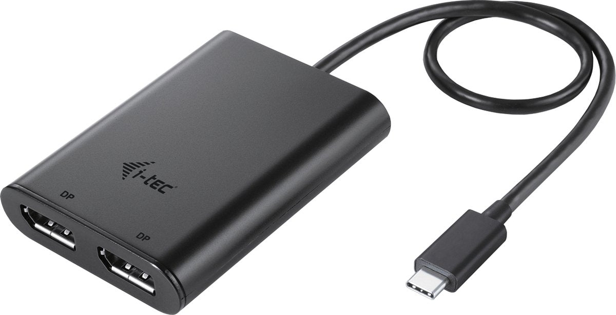 I-tec Adapter Wideo USB-C Dual 4K 60 Hz (Pojedynczy 8K 30 Hz) DP