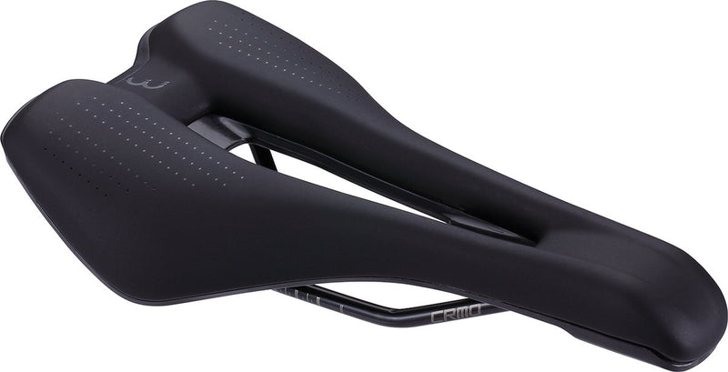 BBB Cycling Echelon Comfort Fahrradsattel 145 mm – sportlicher Fahrradsattel – zusätzlicher Komfort – ergonomische Aussparung – schwarz – BSD-156