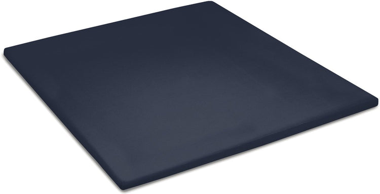 Cinderella Sundays – Topper-Spannbettlaken (bis 15 cm) – Satin – 100 x 220 cm – blau