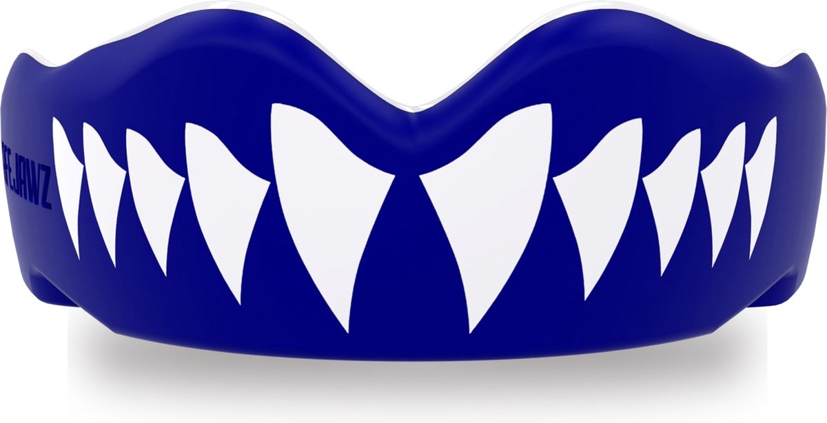 Safejawz Mundschutz Extro-Serie Shark Blue White Senior