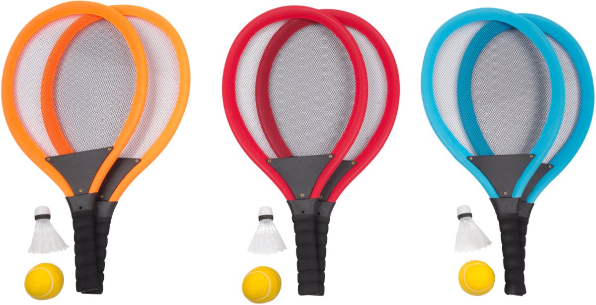 Eddy Toys Schlägerset mit Ballshuttle – sortiert