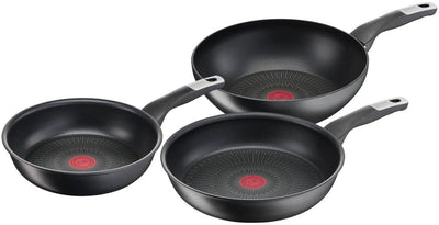 Tefal unlimited - Pfannenset - 3-teilig - Induktion - Antihaftbeschichtung - für alle Herdarten geeignet
