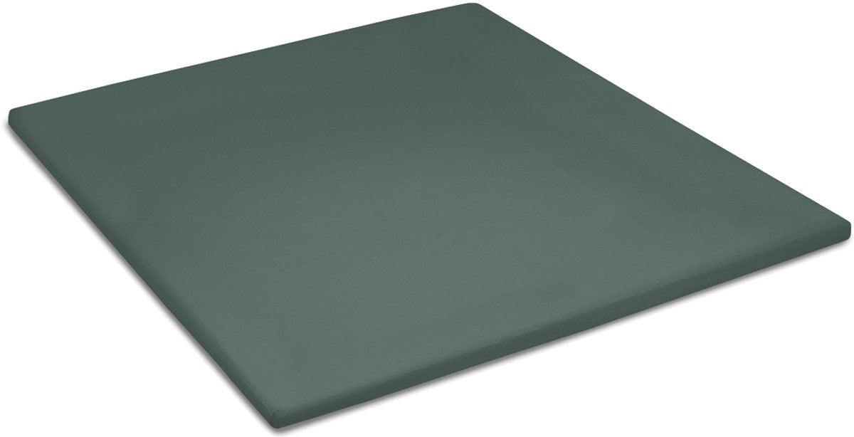 Cinderella – Sundays – Topper-Spannbettlaken – bis 15 cm Matratzenhöhe – Satin – 80 x 210 cm – grün