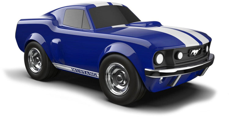 Baghera Spielzeugauto – Ford Mustang blau – 19 x 9,5 x 7,5 cm – in Geschenkbox – 3 Jahre